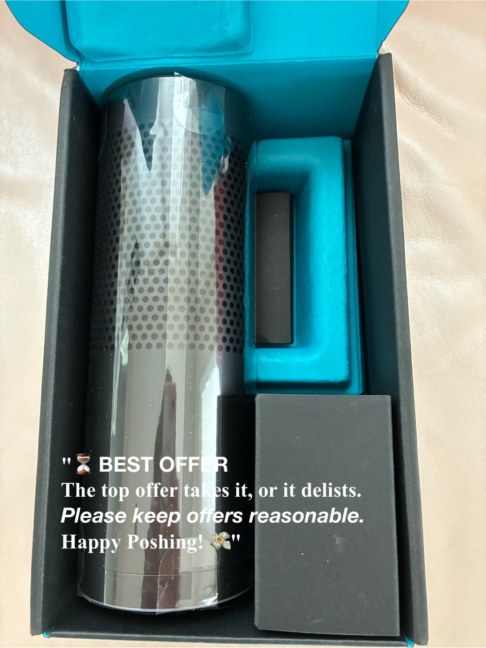 Black Smart Speaker - Brand Not Visible